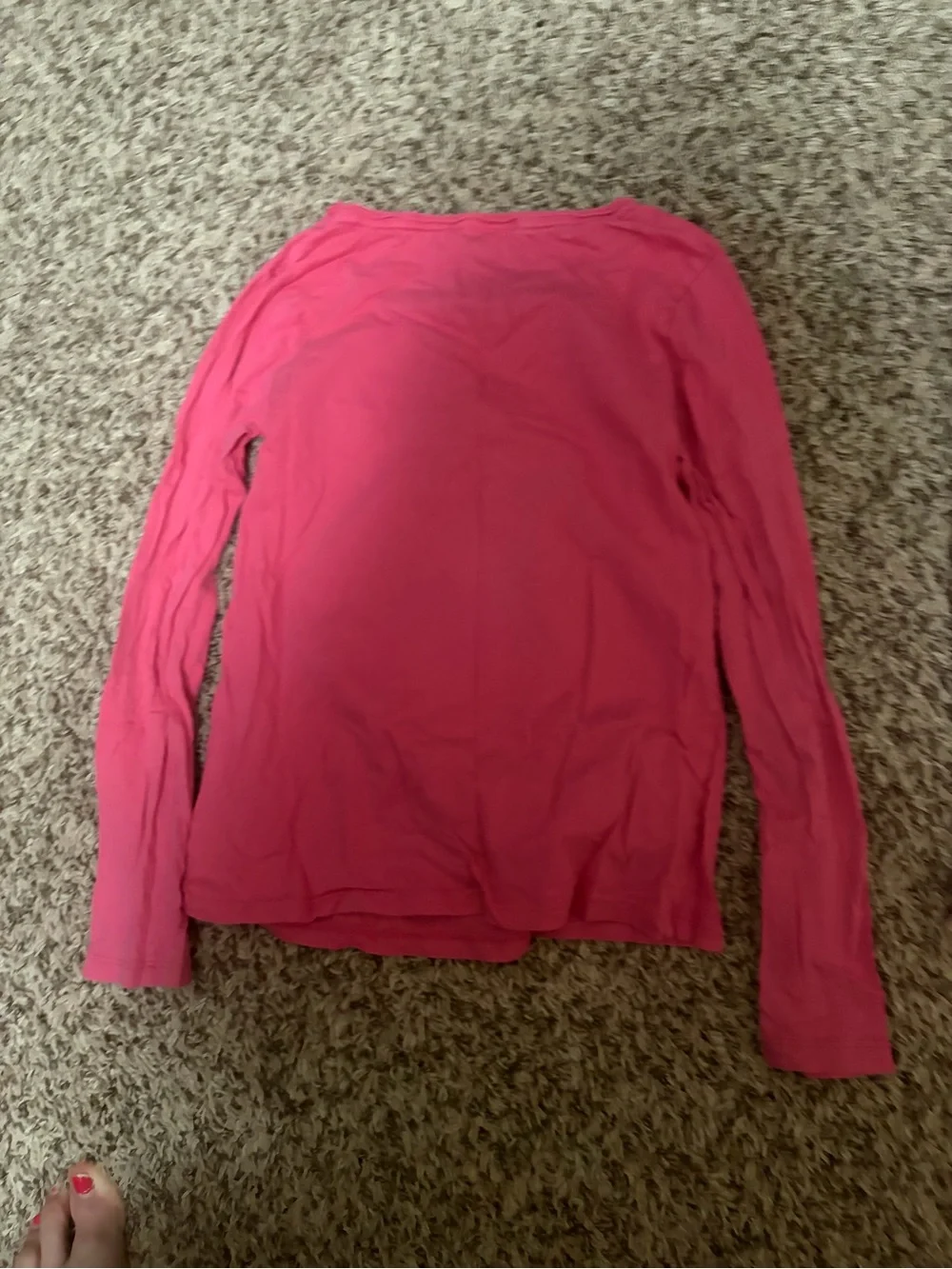 The Children's Place Girls' Hot Pink Sequin Cat Long-Sleeve Pajama Top